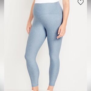 Old Navy Maternity full panel cloud comfy 7/8 leggings